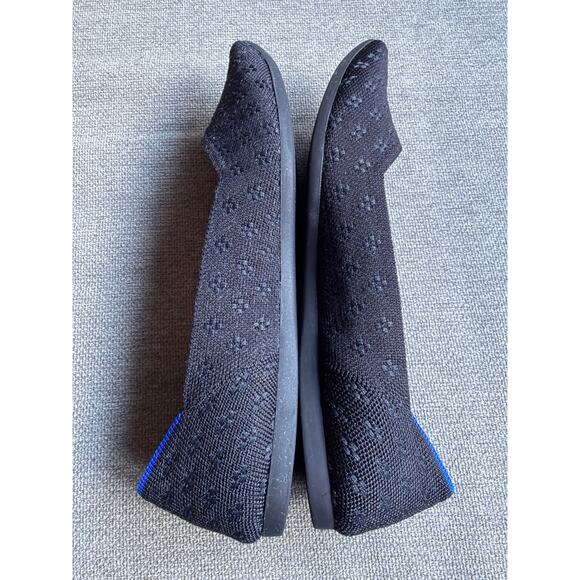 Rothy’s The Point Textured Black Flats Slip-on Women's Sz 8 - Picture 6 of 12